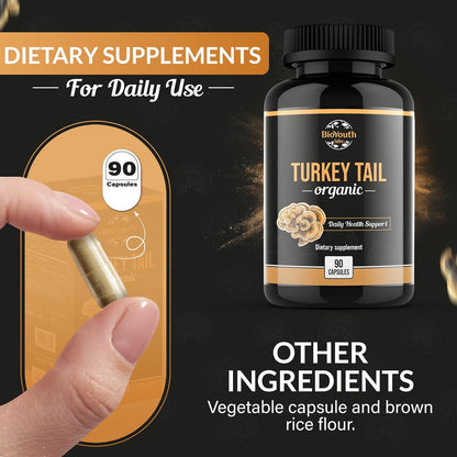 Organic Turkey Tail (Capsules)