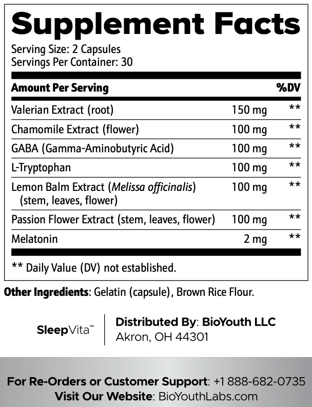 SleepVita™ Natural Sleep Supplement