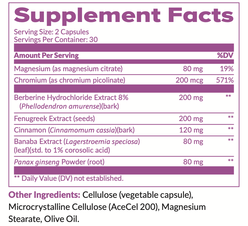 Blood Sugar Balance Support