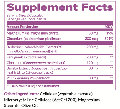 Blood Sugar Balance Support